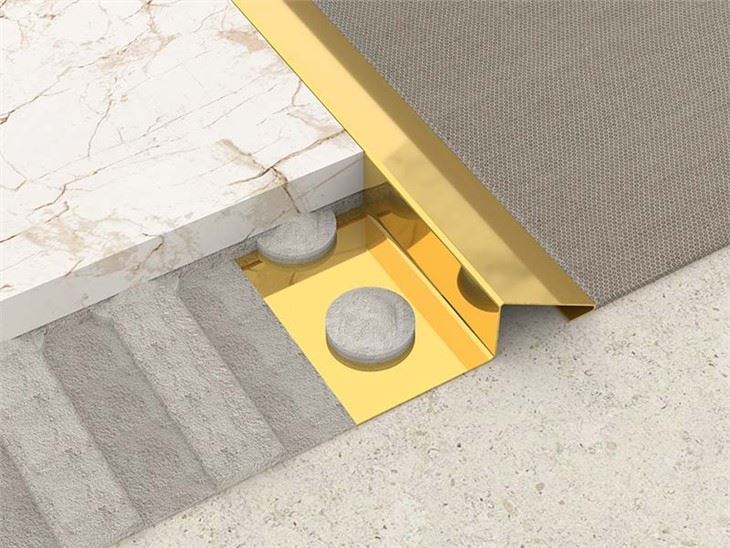 Rostfritt stål 0.188 Kakel Edge Trim