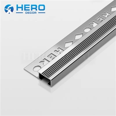 Fyrkantig aluminium trappnos